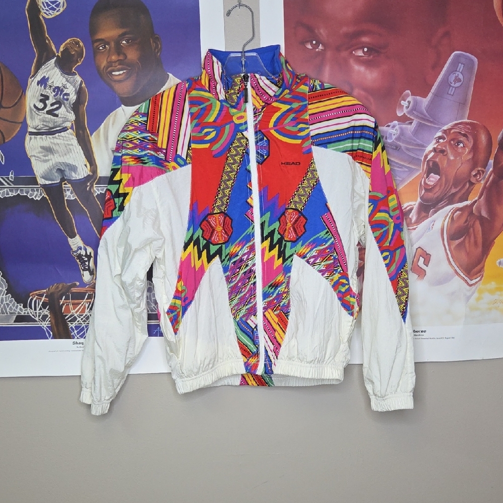 Head Multicolor Vintage Windbreaker Jacket